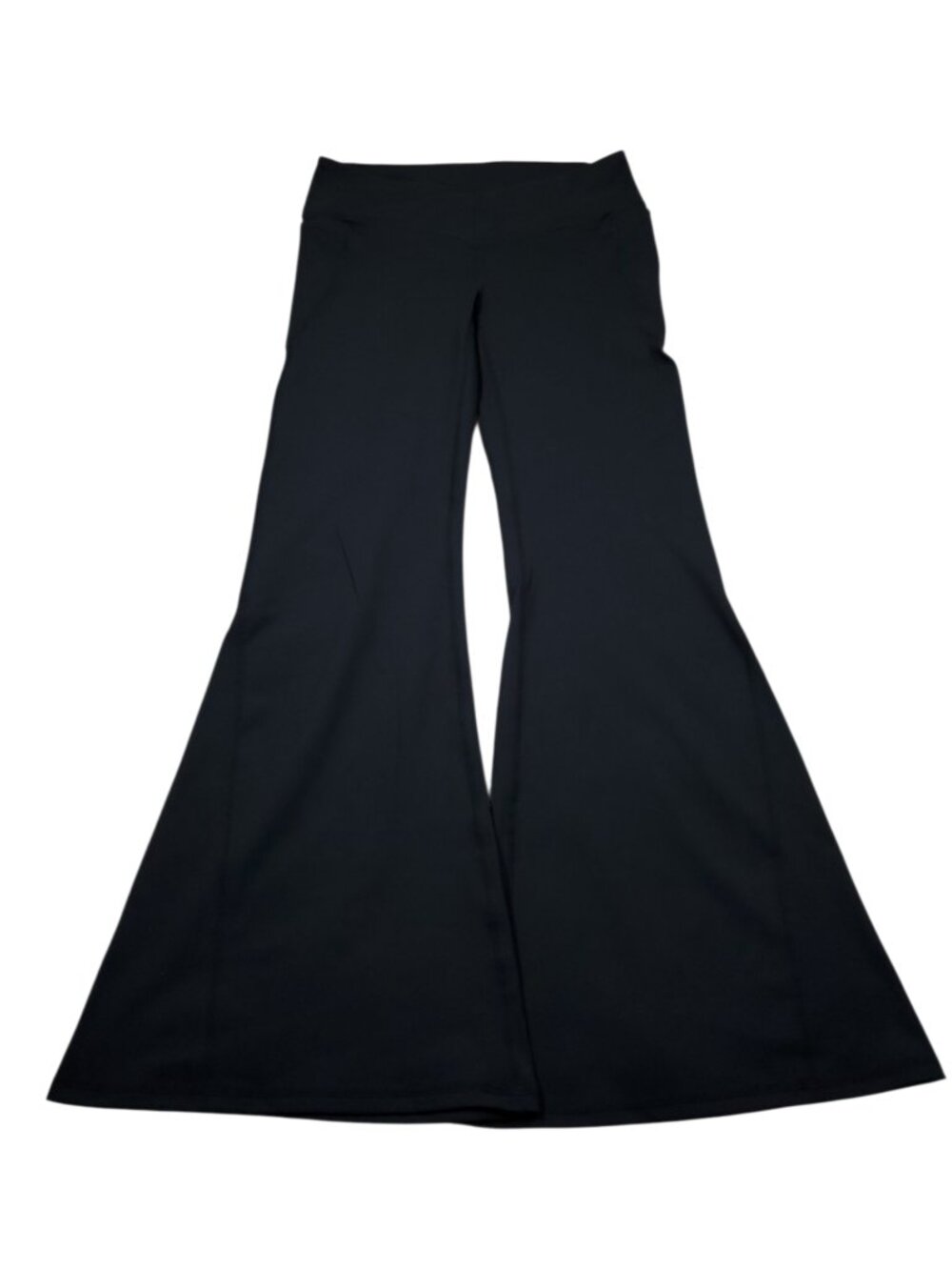 Fabletics Oasis PureLuxe High Waisted Crossover Flare Leggings Large Black